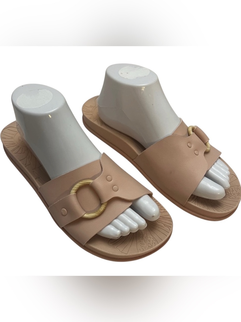 Reef Vista Cruz Light Blush Pink Slide Sandals Size 9 Cushioned Comfort Beach